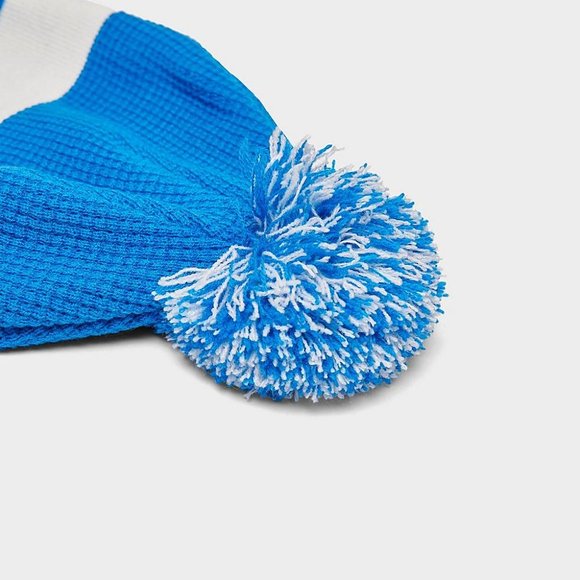 Nike Sportwear NSW Cuffed Futura Pom Beanie DH2412-400 Blue OSFM - Picture 3 of 6